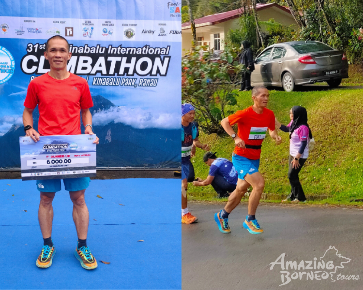 Safrey Sumping Secures Second Place at the 2024 Mount Kinabalu Climbathon 