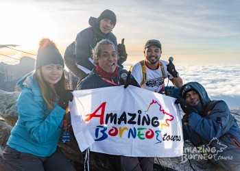 Hot FM’s Bekpes Hot Crew Breaks Record on Mount Kinabalu, Sponsored by Amazing Borneo