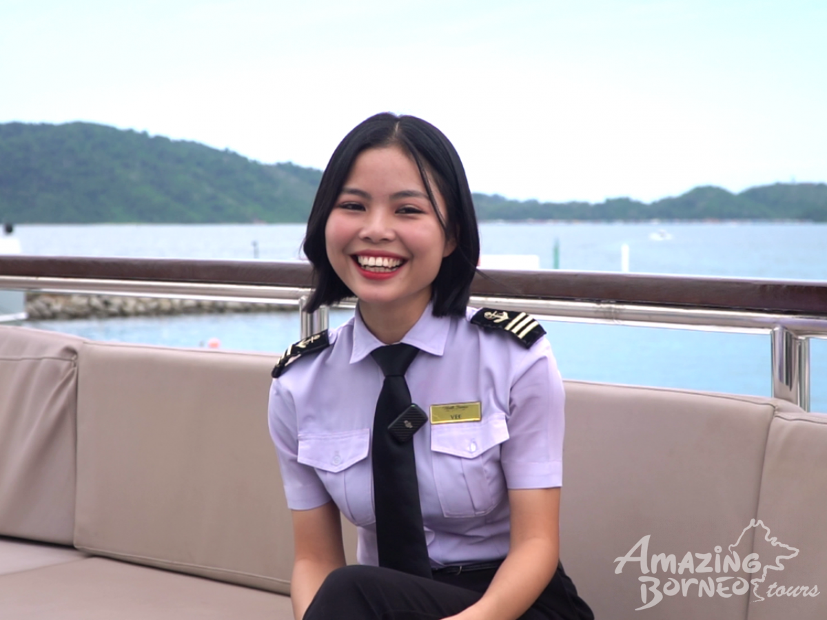 Breaking Barriers at Sea: Vince’s Journey as the First Female Officer on North Borneo Cruises